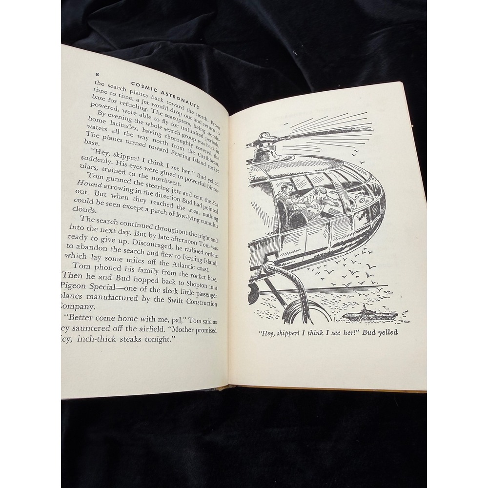 Grosset‎ & Dunlap Tom Swift and the Cosmic Astronauts Kids Blue Good Vintage - Picture 4 of 6